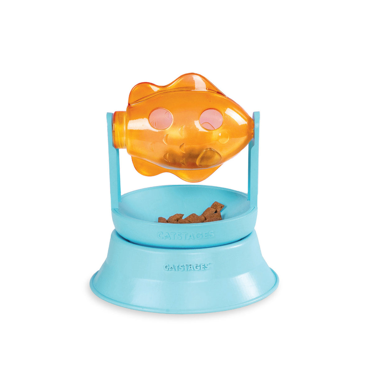 Catstages 2-in-1 Topper Spin Fish Treat Cat Toy