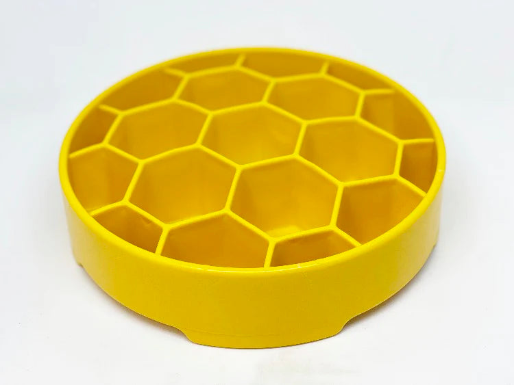 SodaPup Honeycomb eBowl Enrichment Bowl Slow Feeder for Dogs 8"