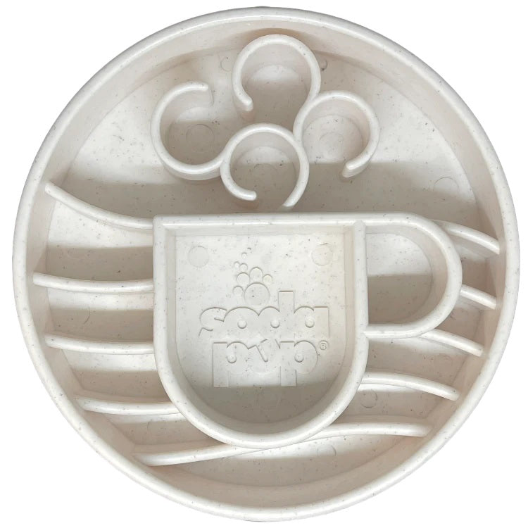 SodaPup Java eBowl Enrichment Slow Feeder Bowl Speckled 8"