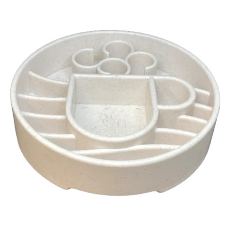 SodaPup Java eBowl Enrichment Slow Feeder Bowl Speckled 8"