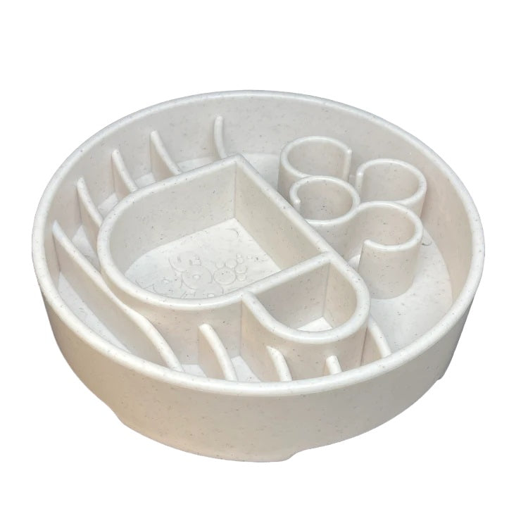 SodaPup Java eBowl Enrichment Slow Feeder Bowl Speckled 8"