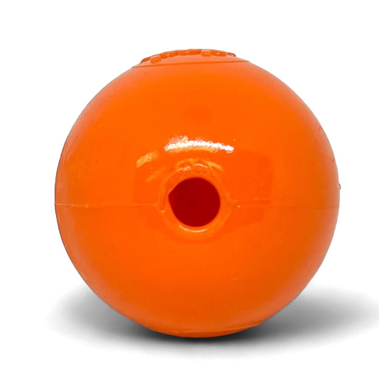 SodaPup PUP-X Squeaker Ball Dog Fetch Toy Orange Medium