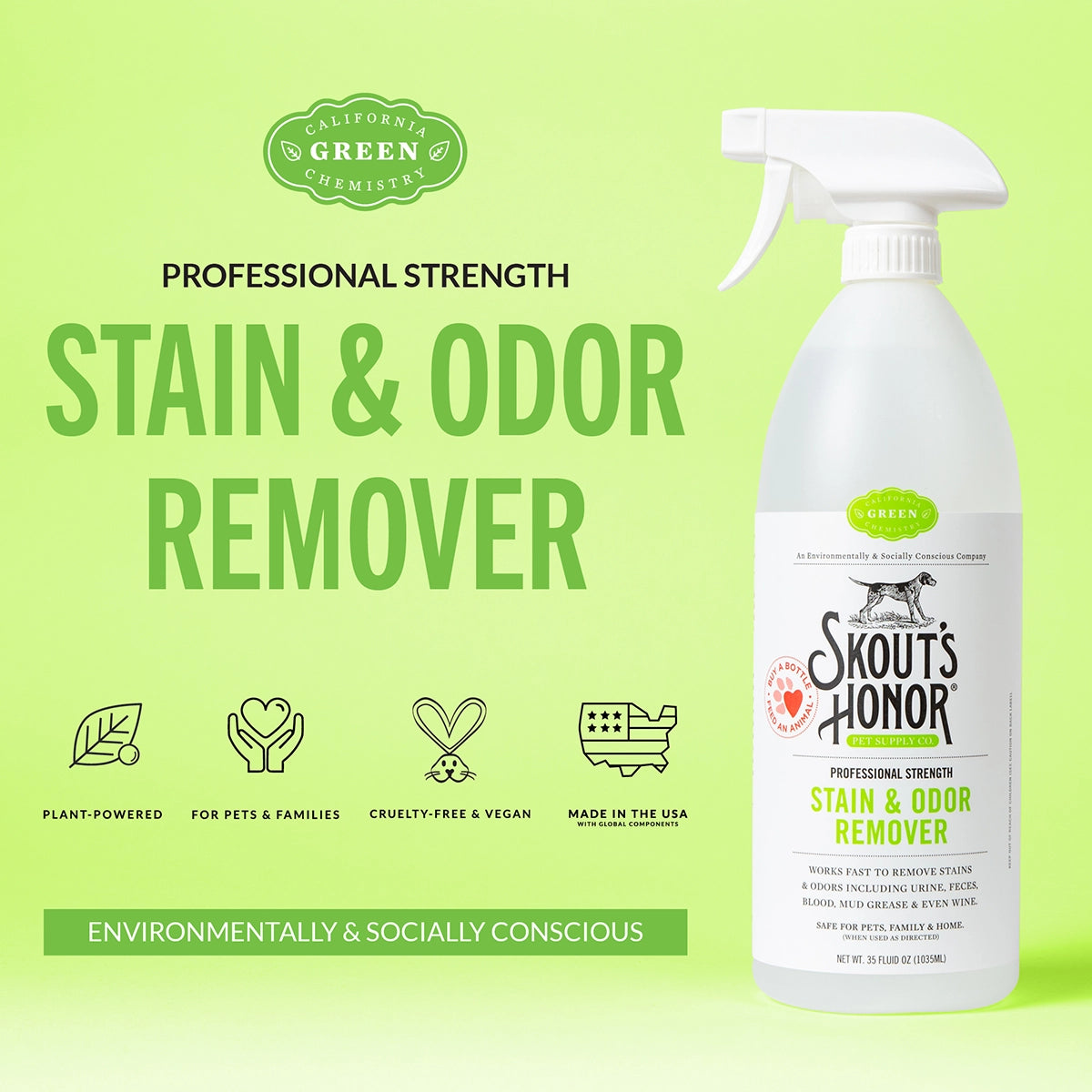 Skout's Honor Stain & Odor Remover 35 oz
