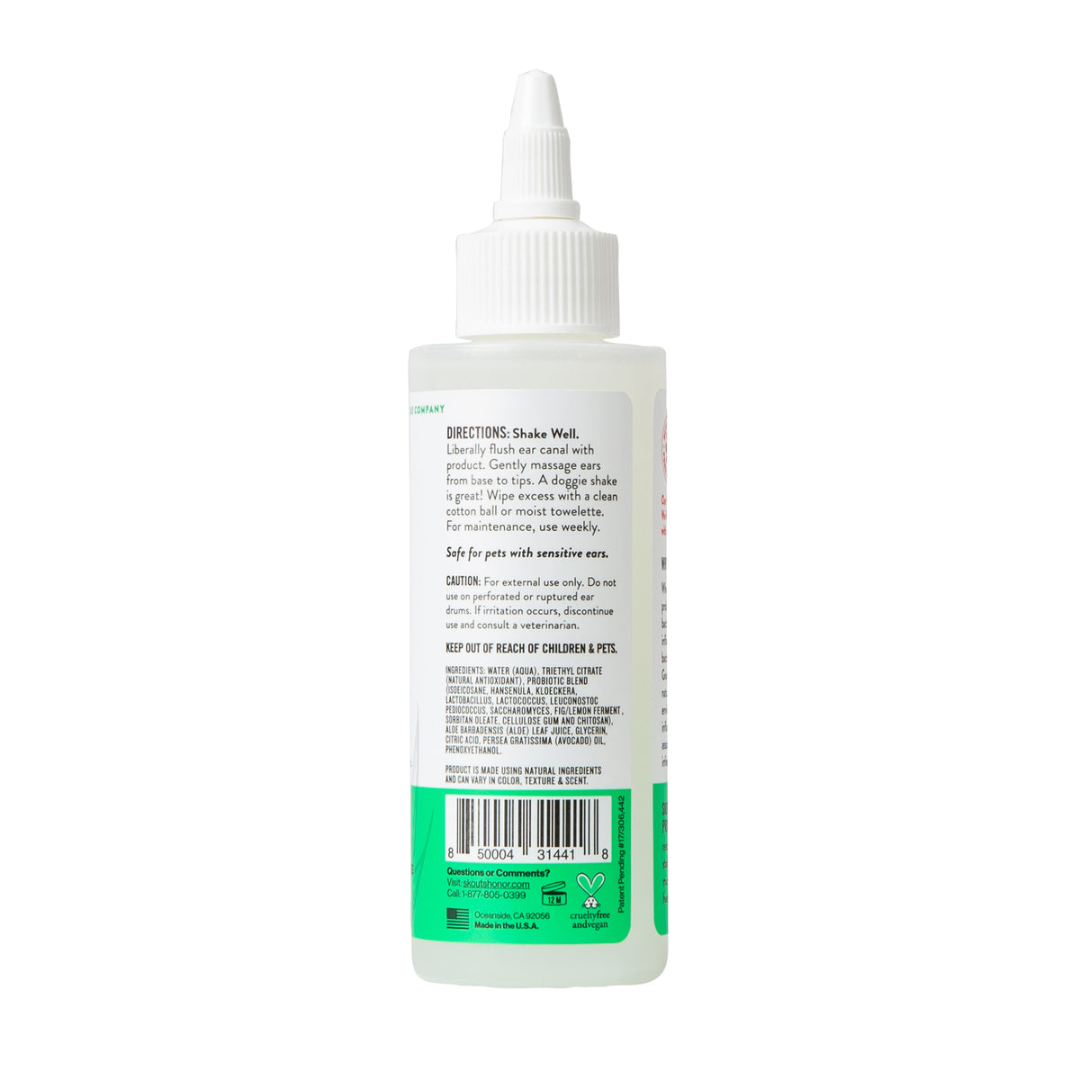 Skout's Honor Probiotic Ear Cleaner 4 oz