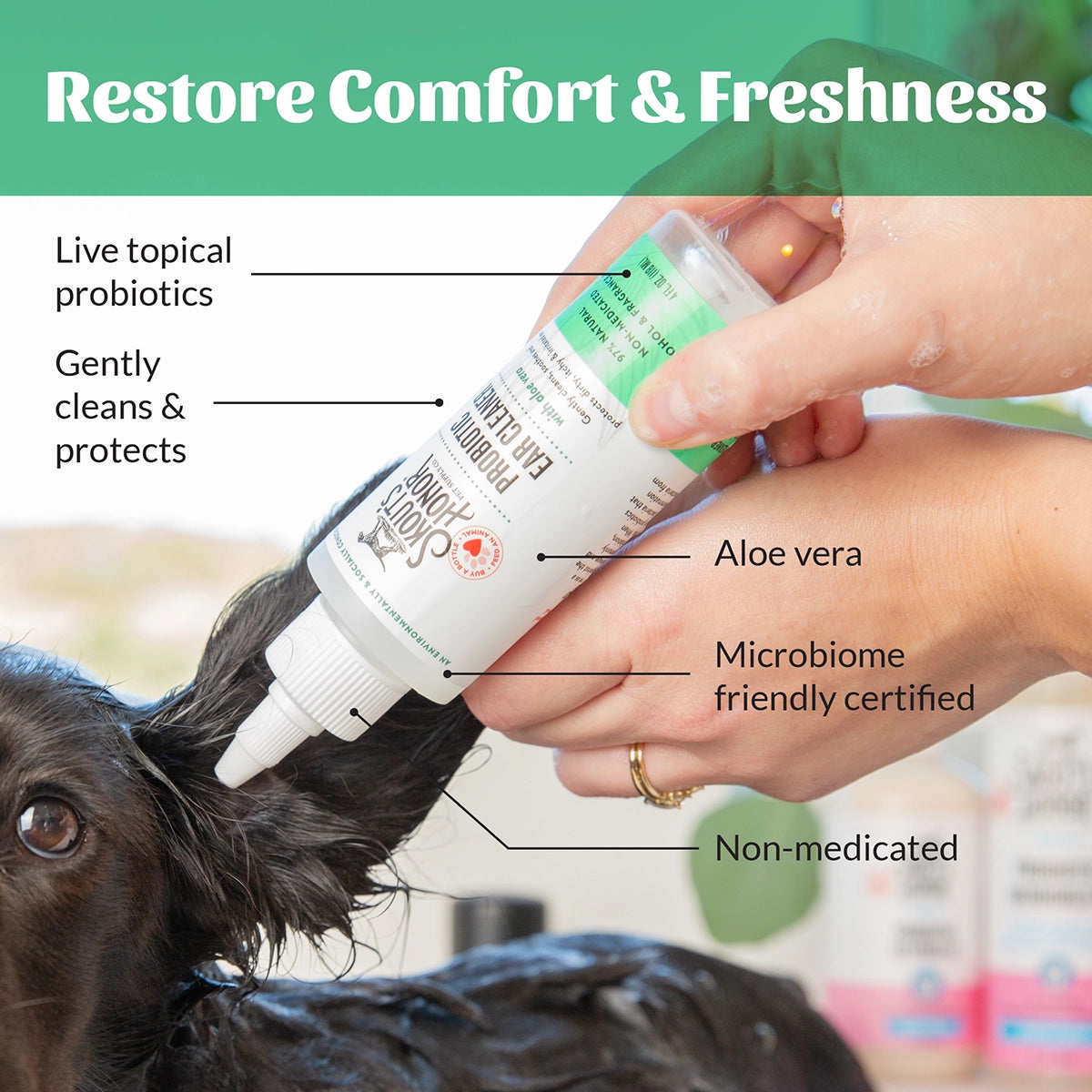 Skout's Honor Probiotic Ear Cleaner 4 oz