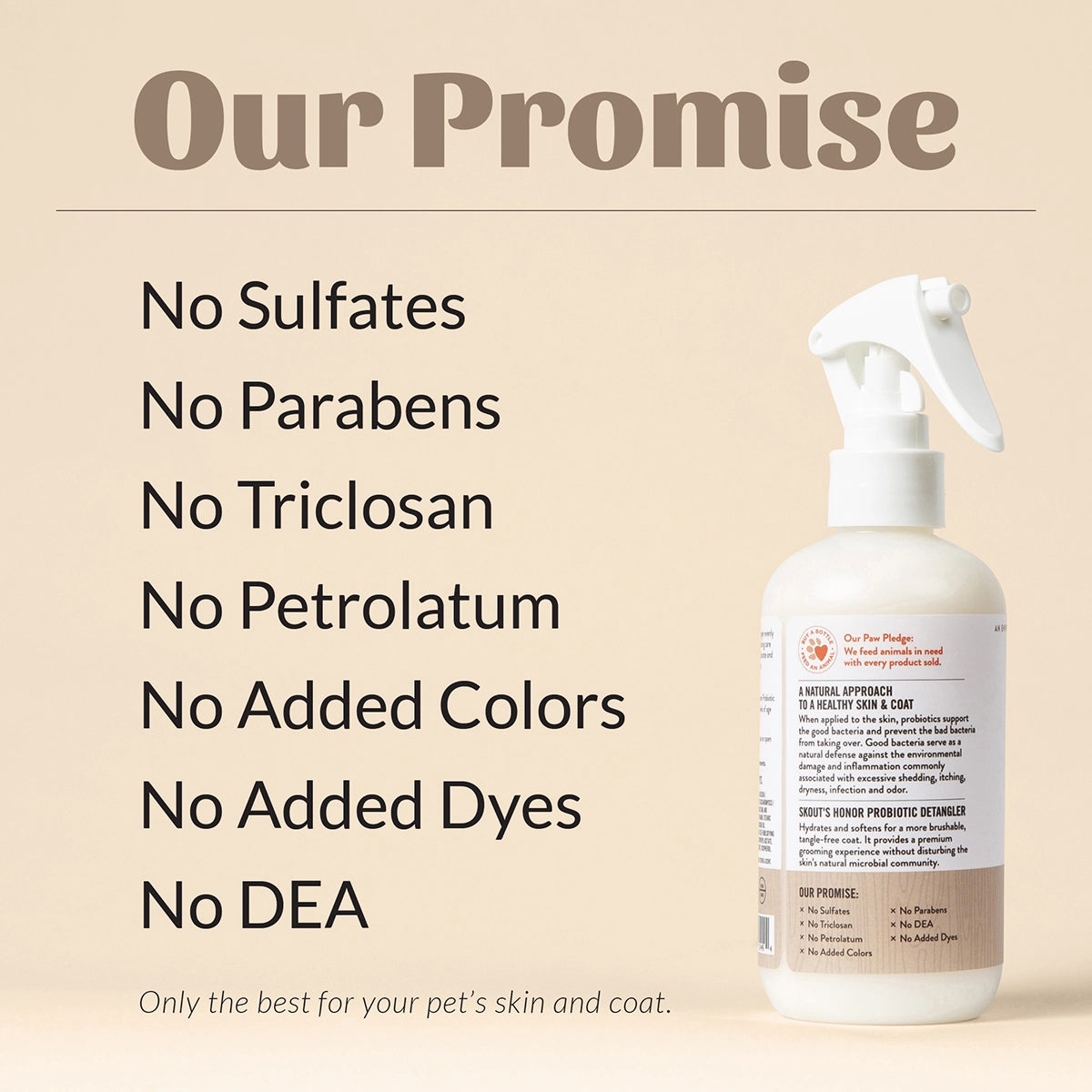 Skout's Honor Probiotic Daily Use Detangler Dog of the Woods 8 oz