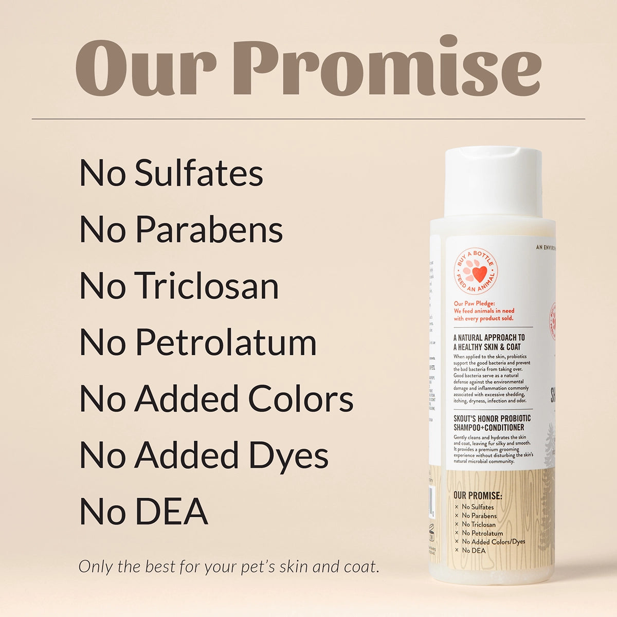 Skout's Honor Probiotic Shampoo + Conditioner Dog of the Woods 16 oz