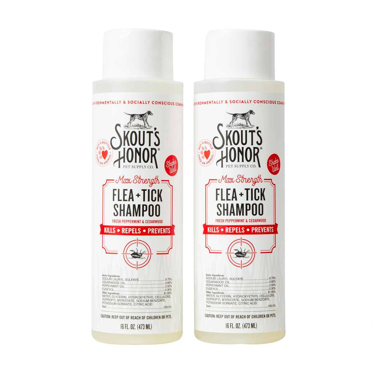 Skout's Honor Flea + Tick Shampoo 16oz