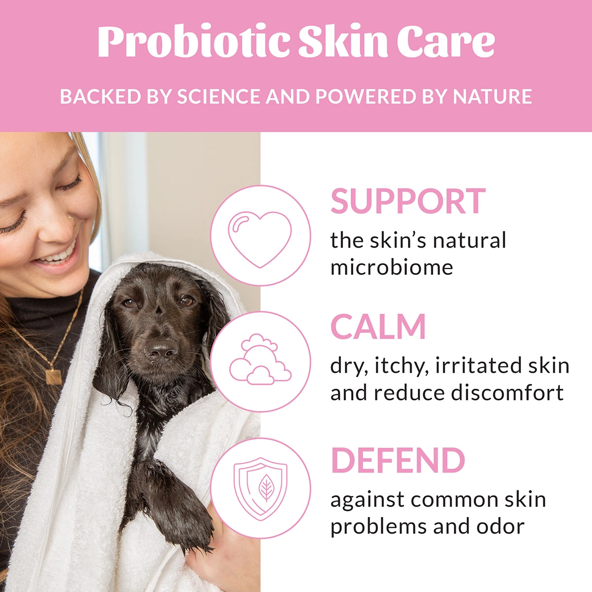 Skout's Honor Probiotic Shampoo + Conditioner Happy Puppy 16 oz