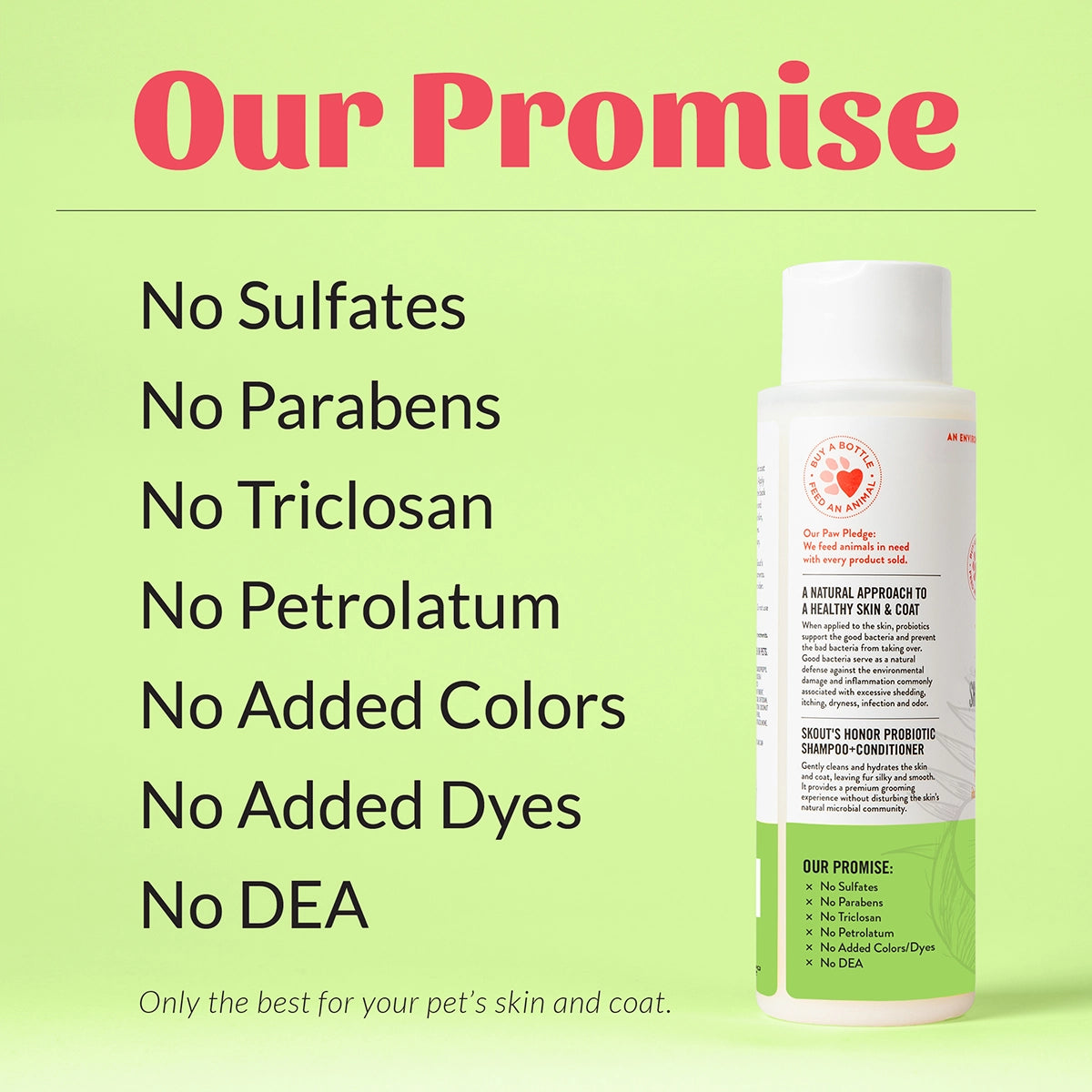 Skout's Honor Probiotic Shampoo + Conditioner Sunkissed Coconut 16oz