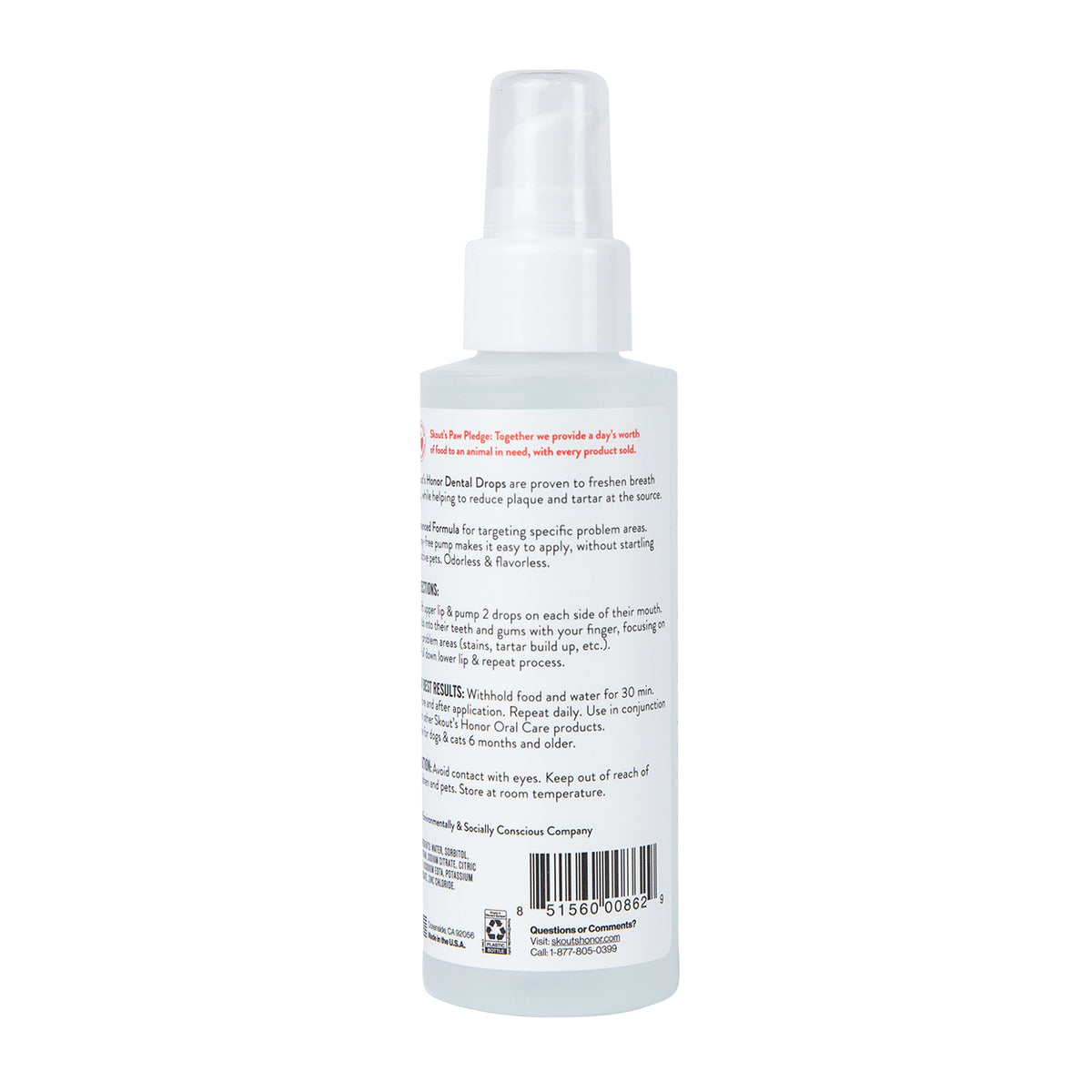 Skout's Honor Advanced Dental Drops 4oz