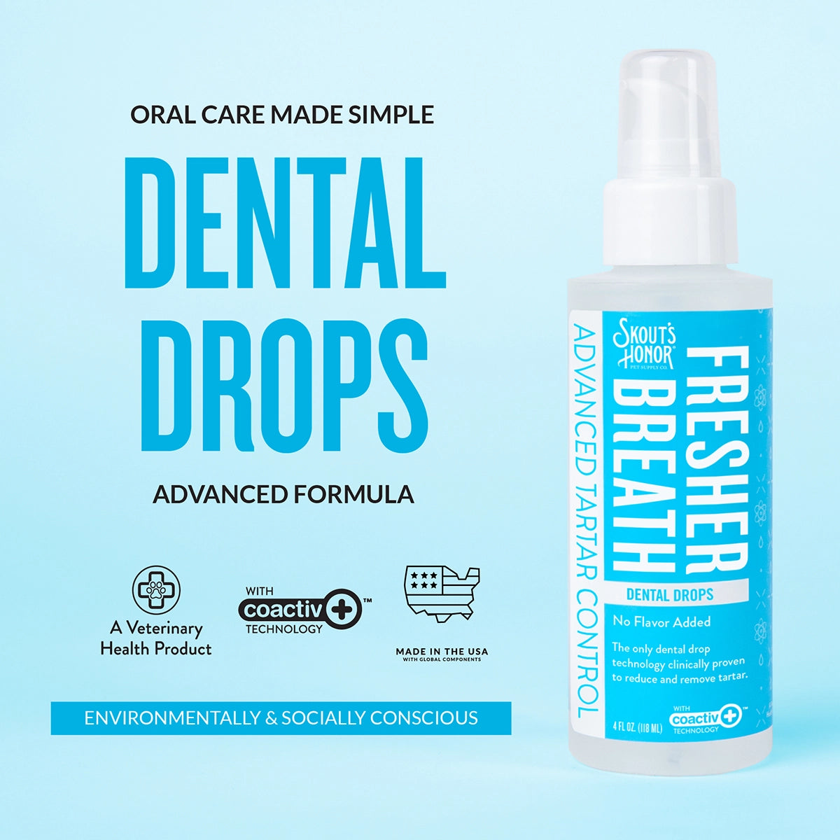 Skout's Honor Advanced Dental Drops 4oz