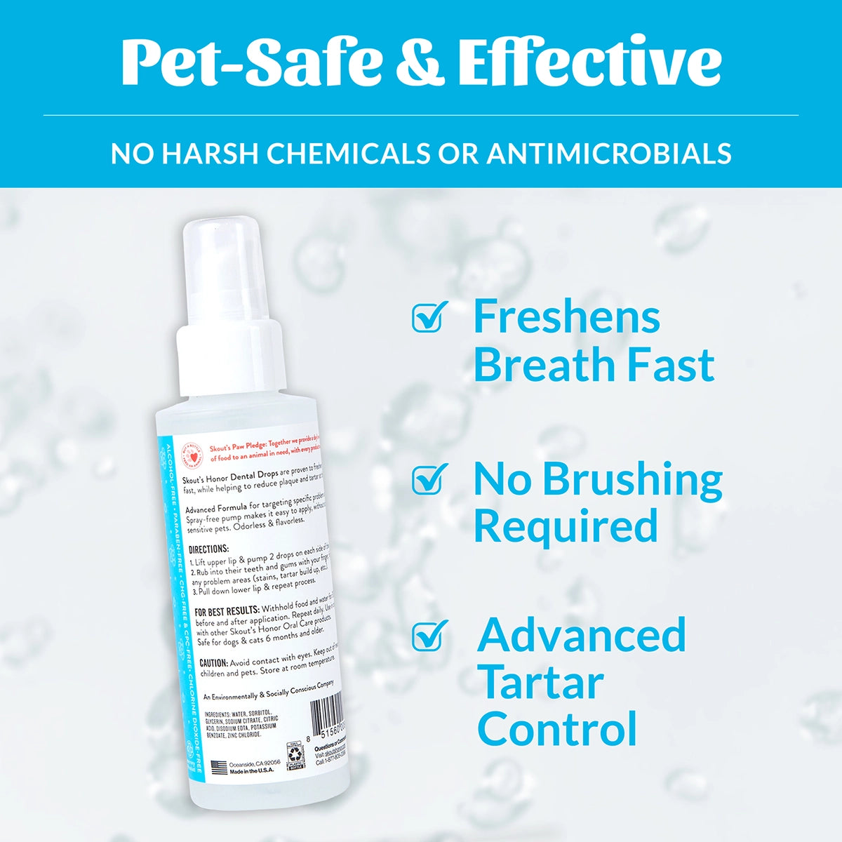 Skout's Honor Advanced Dental Drops 4oz