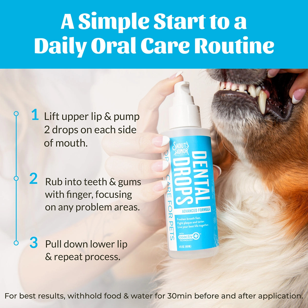 Skout's Honor Advanced Dental Drops 4oz
