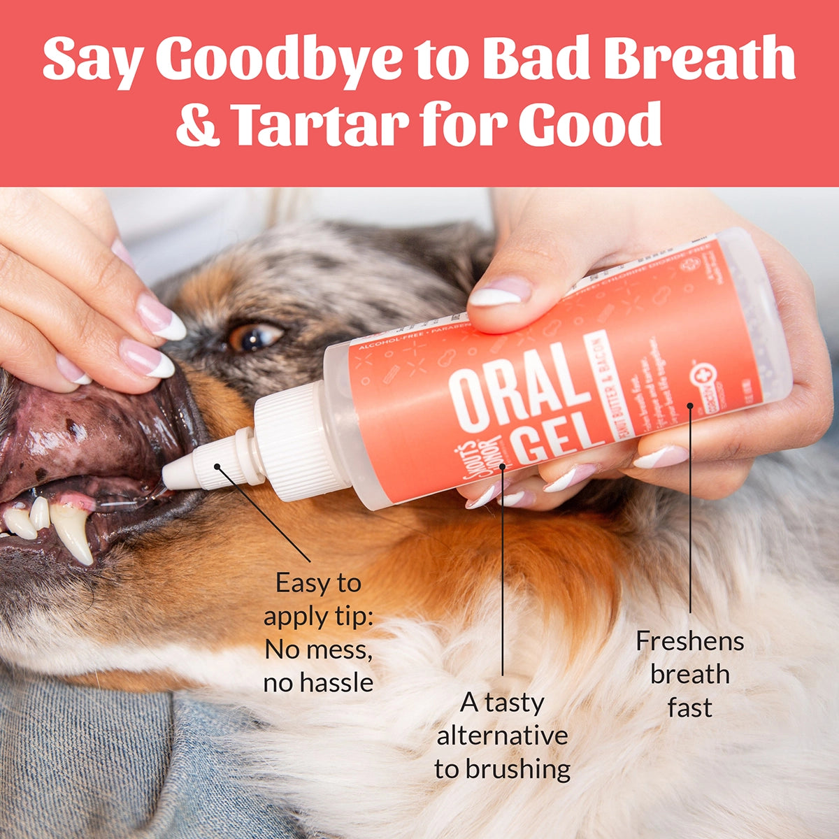 Skout's Honor Oral Gel: Peanut Butter & Bacon 4oz