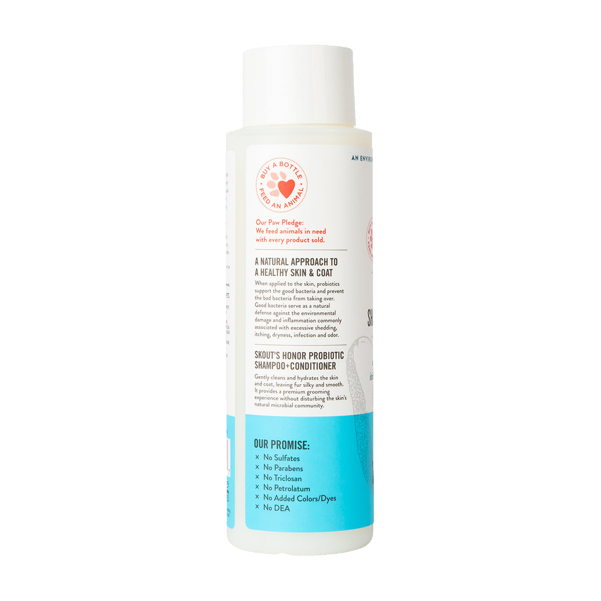 Skout's Honor Cat Probiotic Shampoo + Conditioner Fragrance-Free 16oz