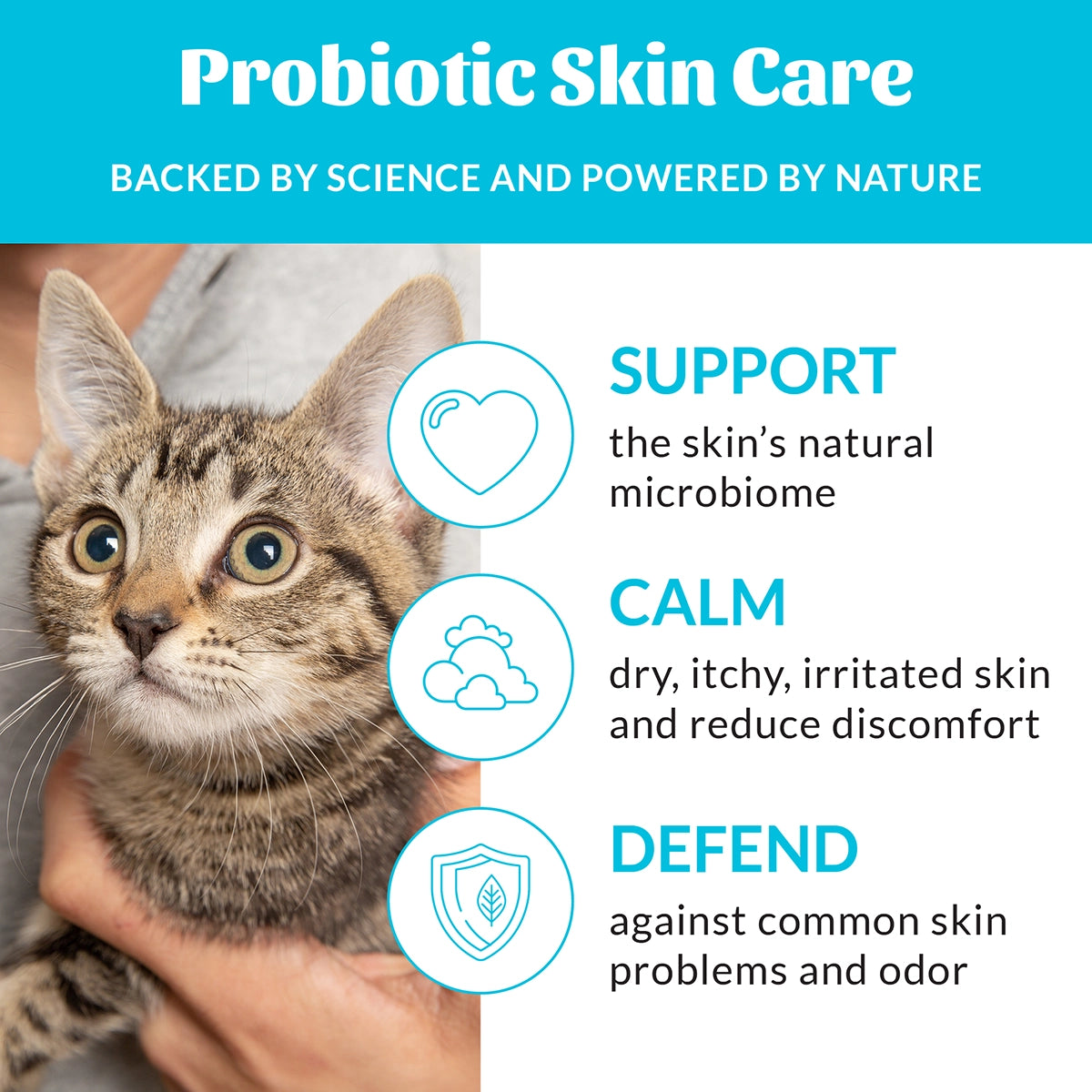 Skout's Honor Cat Probiotic Shampoo + Conditioner Fragrance-Free 16oz