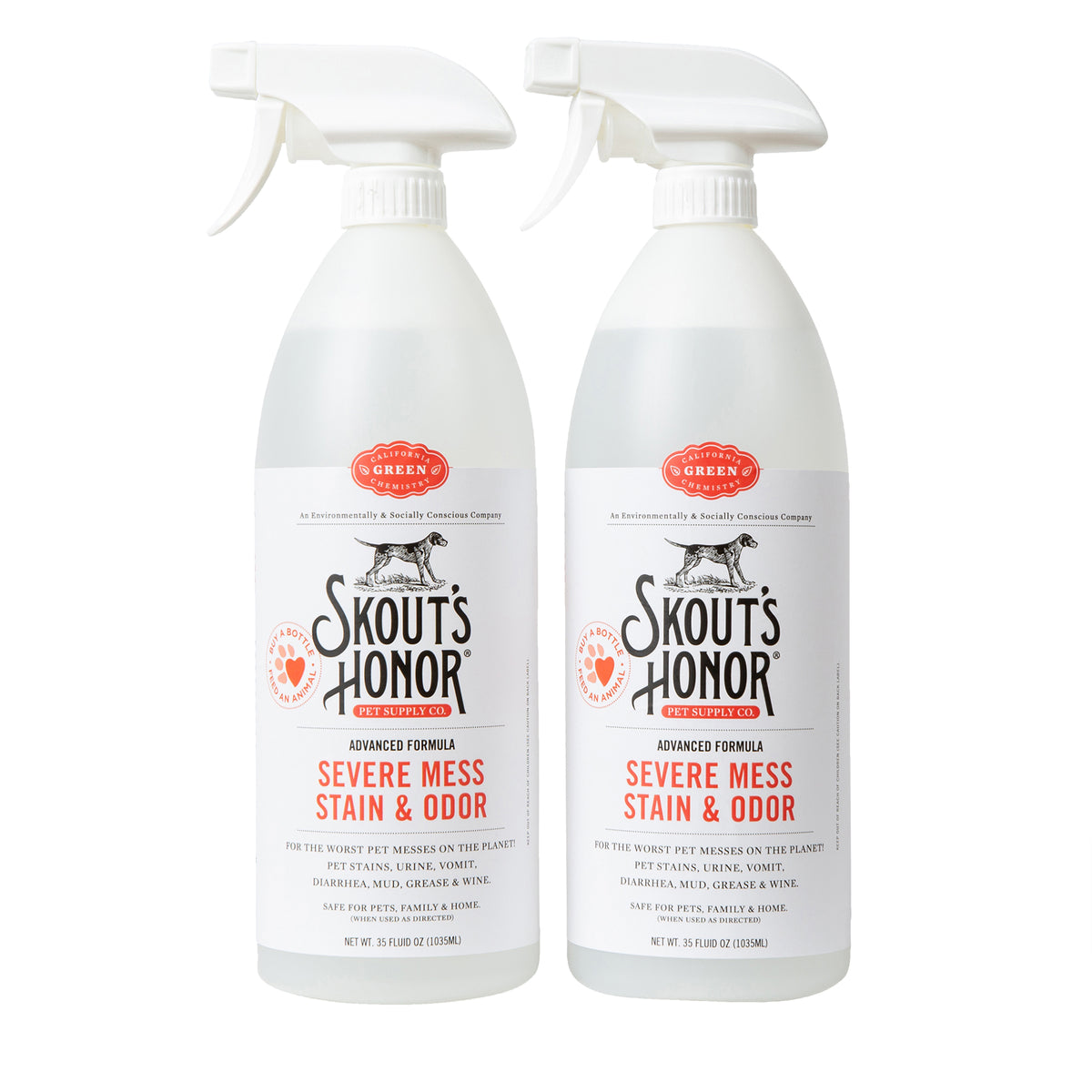 Skout's Honor Severe Mess Stain & Odor - Advanced Formula (Dog) 35oz