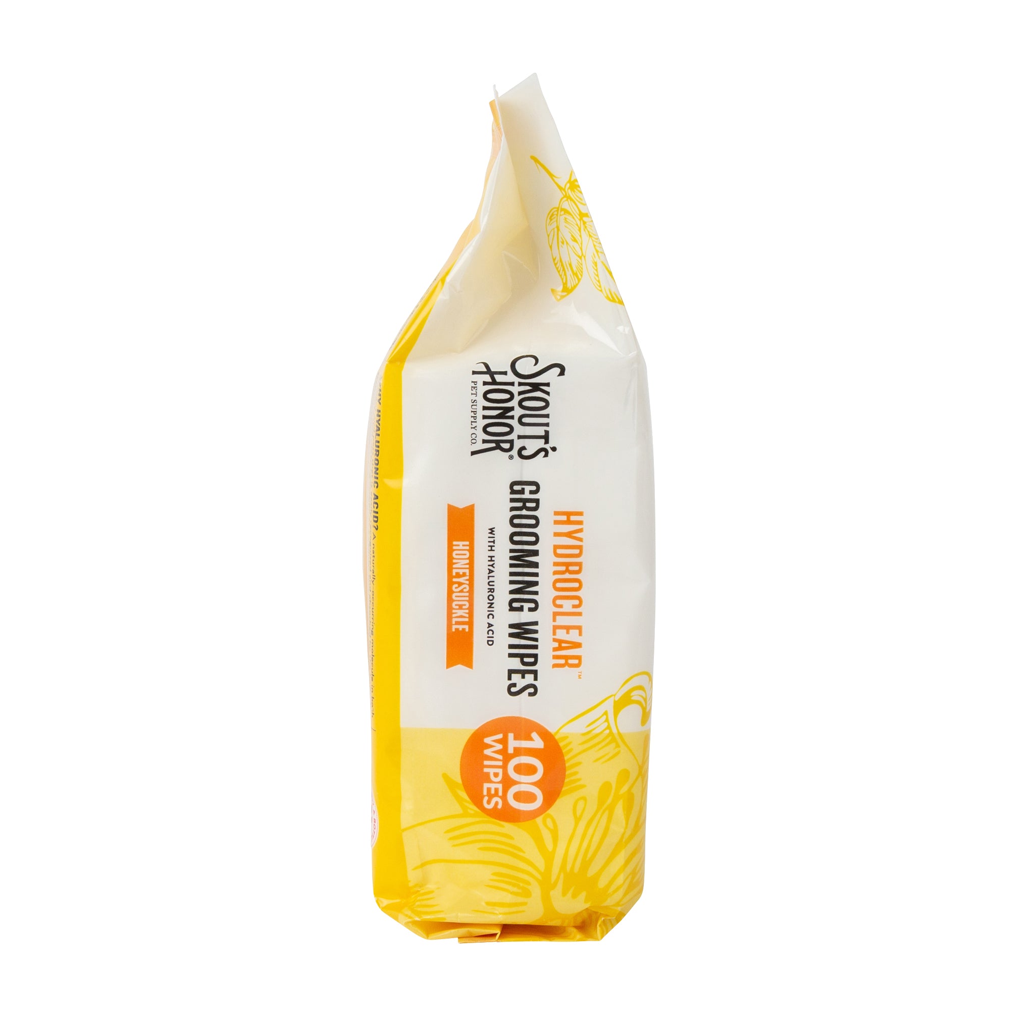 Skout's Honor HydroClear Grooming Wipes, Honeysuckle, 100ct