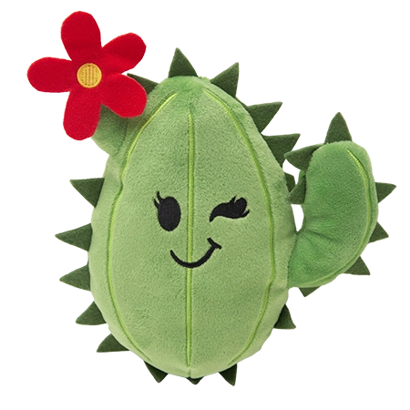 SnugArooz Chloe the Cactus Plush Dog Toy 6"