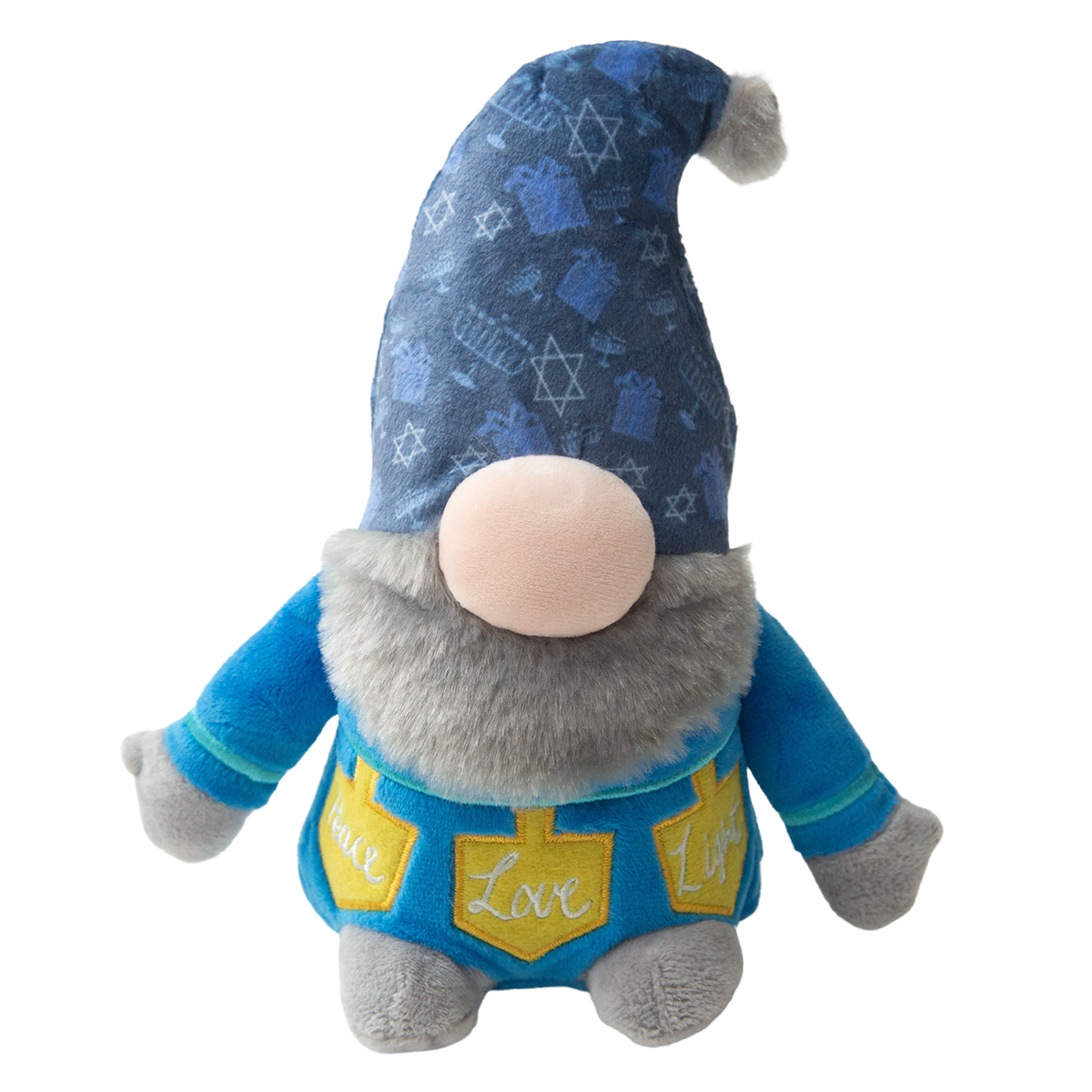 SnugArooz Baby Hanukkah Gnome Dog Toy 6"