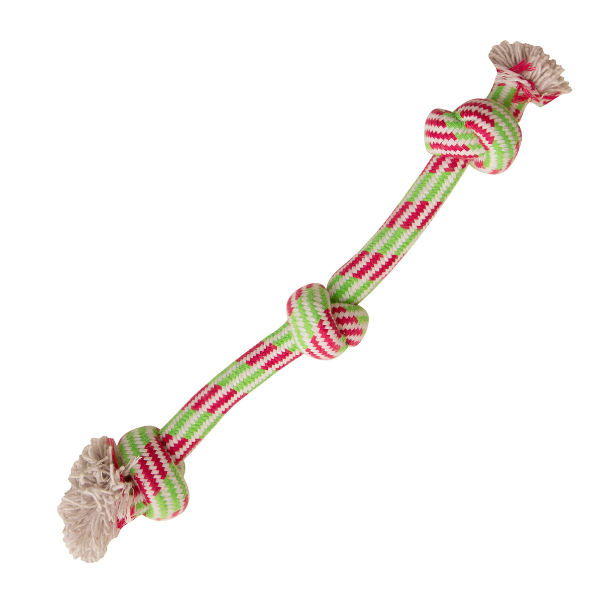 SnugArooz Knotty N' Nice Rope Dog Toy Assorted Colors 16"