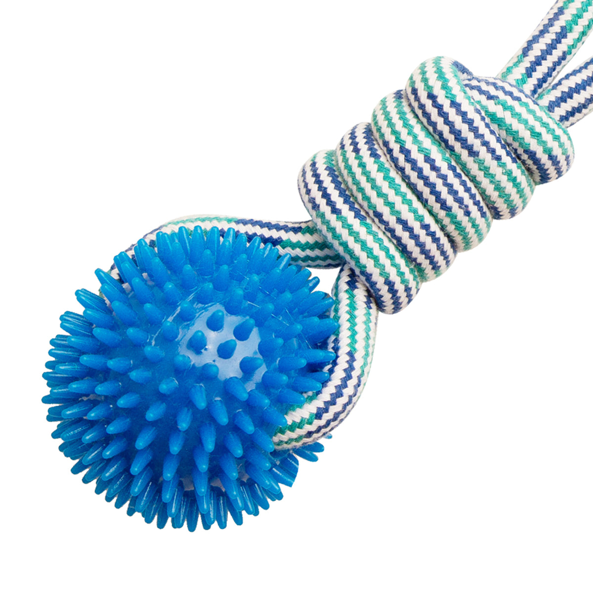 SnugArooz SpikeOMite Rope Dog Toy Assorted Colors 16"