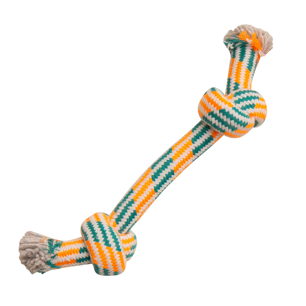 SnugArooz Puppy Fun Rope Dog Toy Assorted Colors 7"