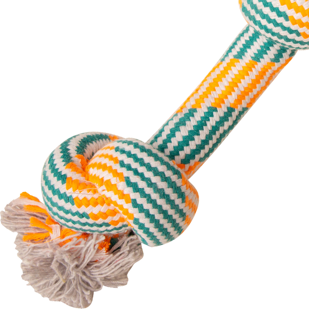 SnugArooz Get'N Knotty Rope Dog Toy Assorted Colors 22"