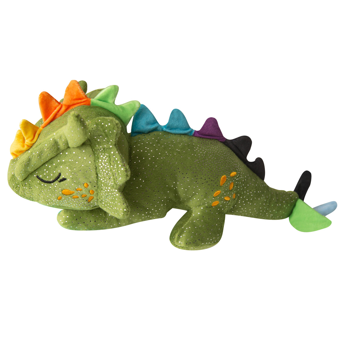 SnugArooz Drowsy the Dragon Plush Dog Toy Green 14"