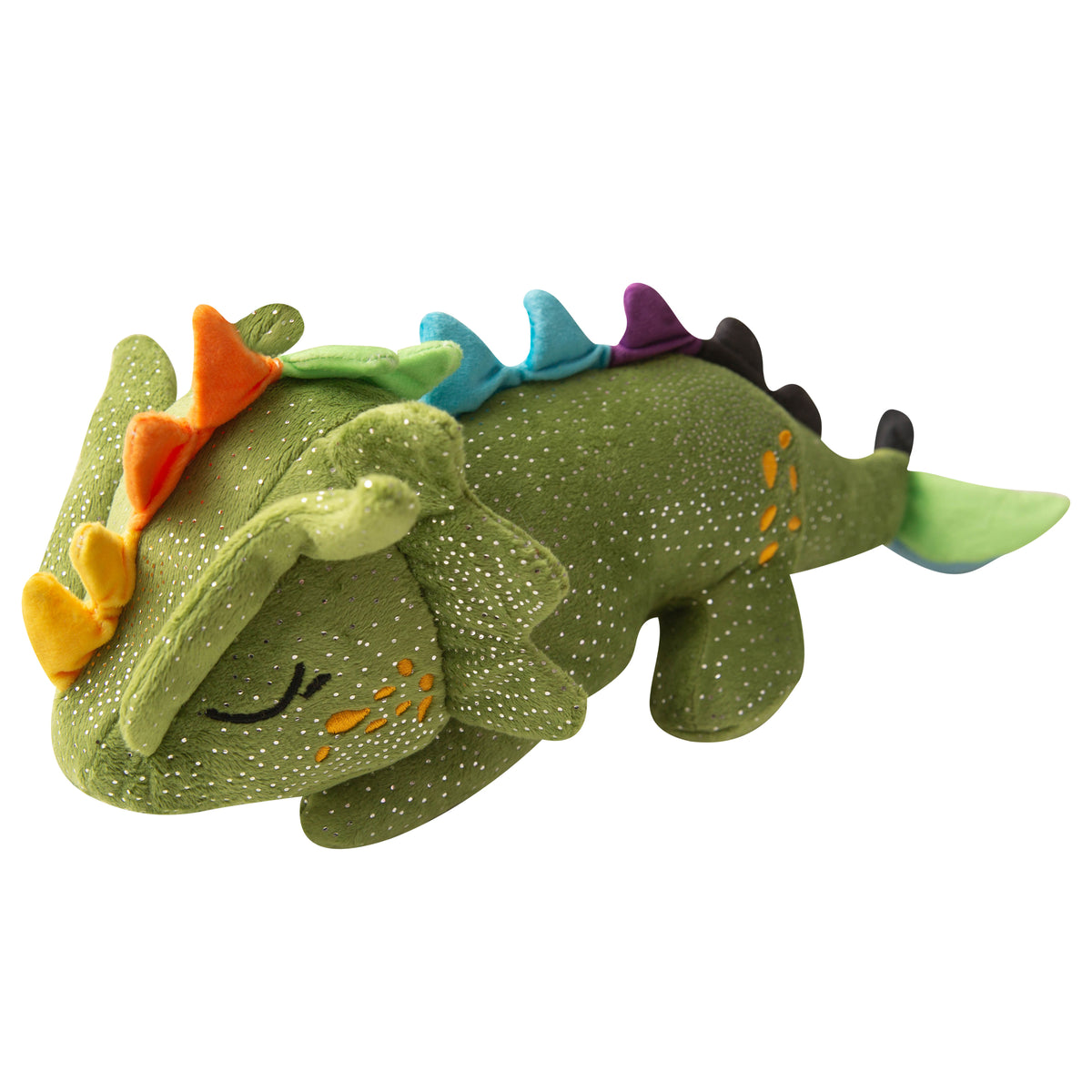 SnugArooz Drowsy the Dragon Plush Dog Toy Green 14"