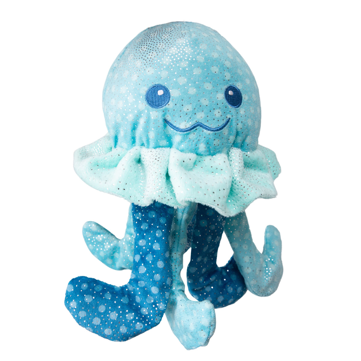 SnugArooz Jelly the Fish Plush Dog Toy 8"