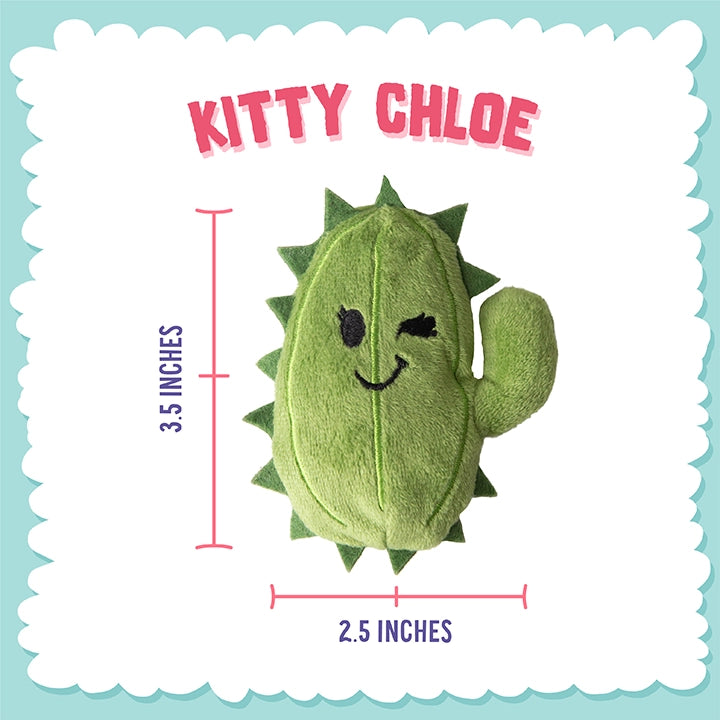 SnugArooz Kitty Chloe Plush Dog Toy 3.5"