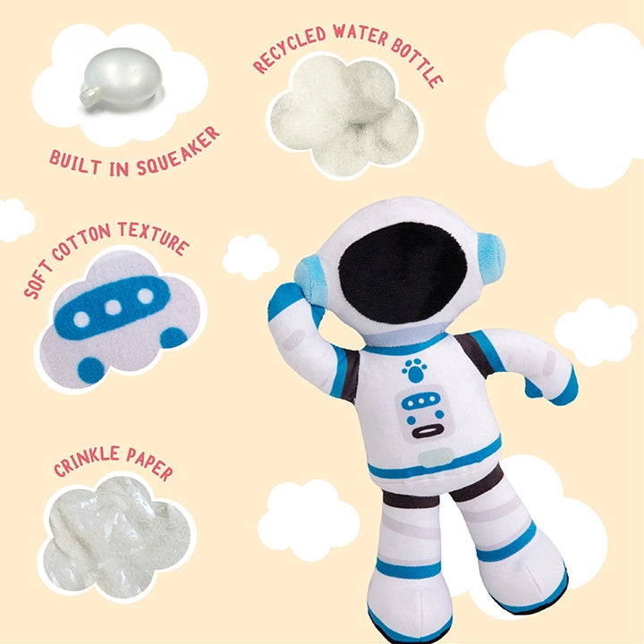 SnugArooz Apollo the Astronaut Plush Dog Toy 11"