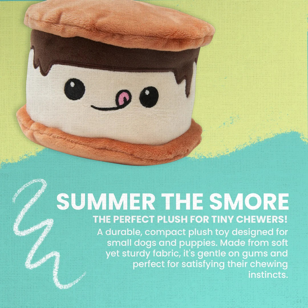 SnugArooz Summer the Smore Plush Dog Toy 6"