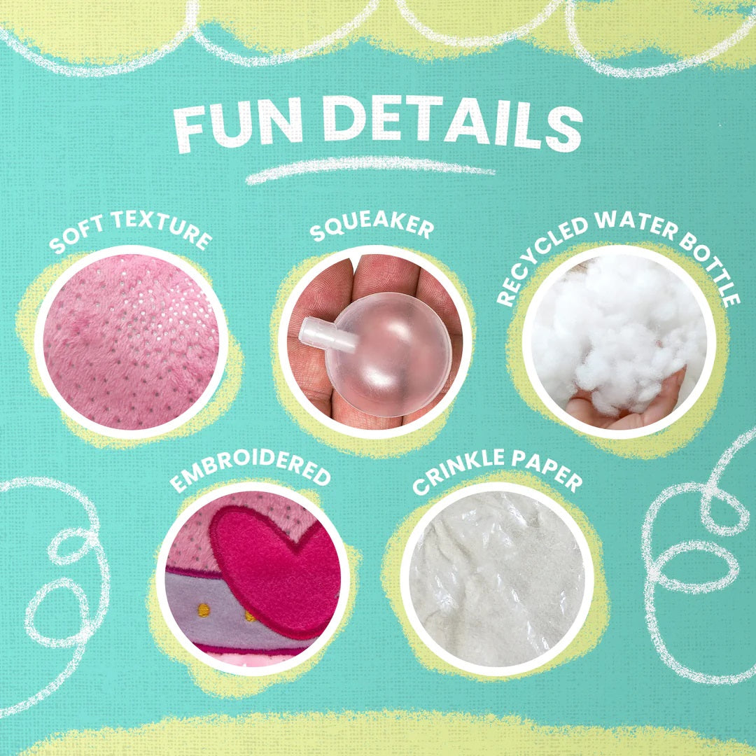 SnugArooz Save A Horse Plush Dog Toy 8"