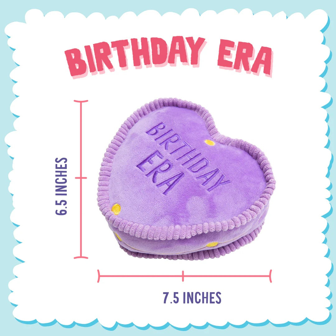 SnugArooz Birthday Era Plush Dog Toy 6.5"