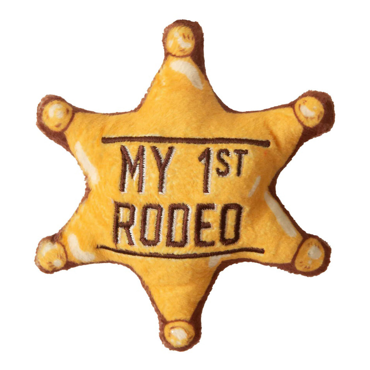 SnugArooz Baby 1st Rodeo Plush Dog Toy 6.5"