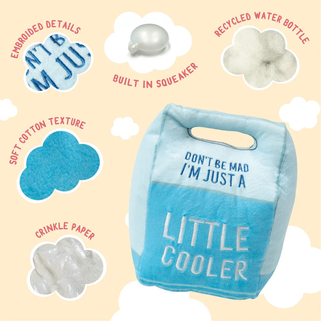 SnugArooz Lil Cooler Plush Dog Toy 5"