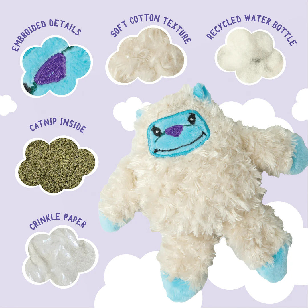 SnugArooz Kitty Yeti with Catnip Cat Toy 4.5"