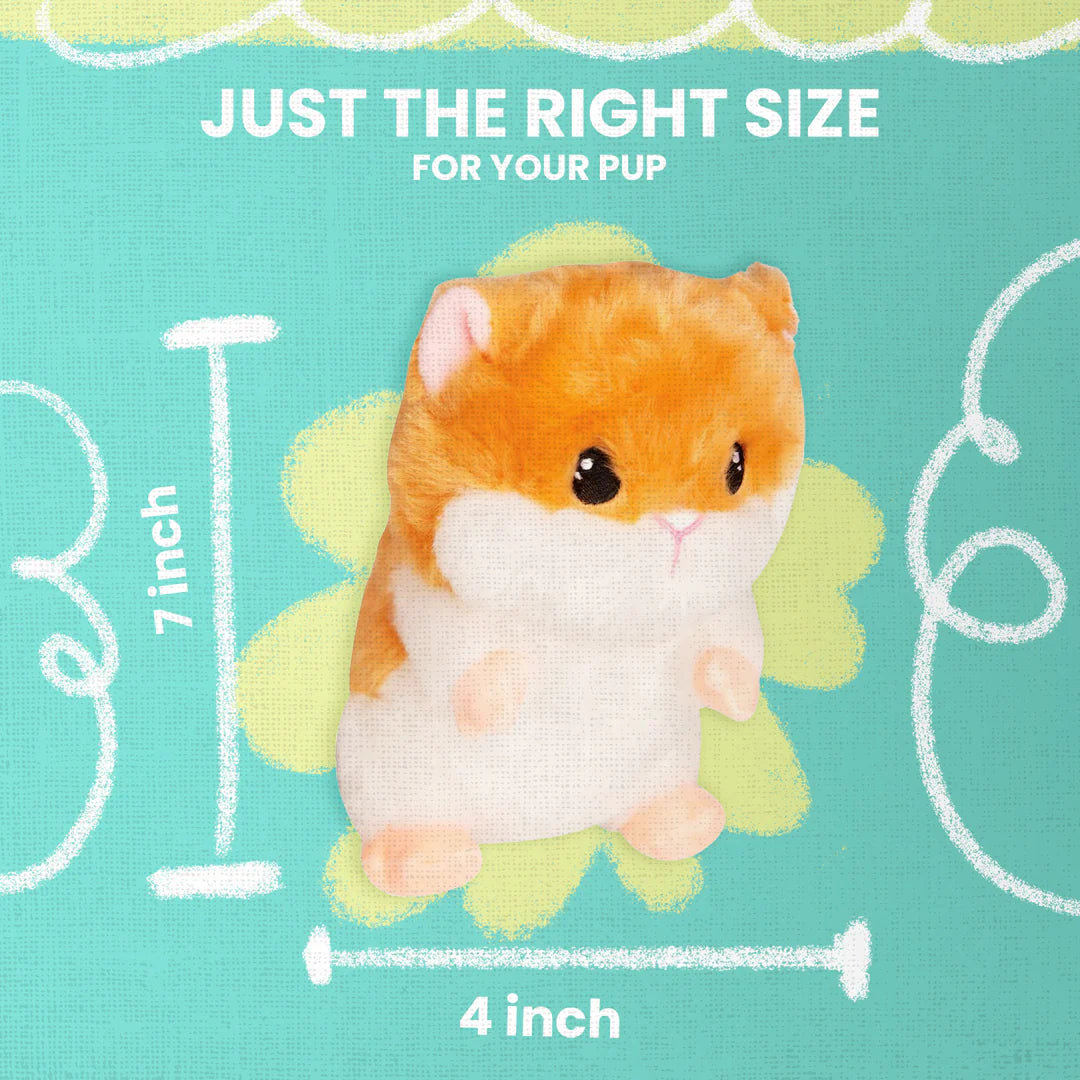 SnugArooz Hannah's Hampster Plush Dog Toy