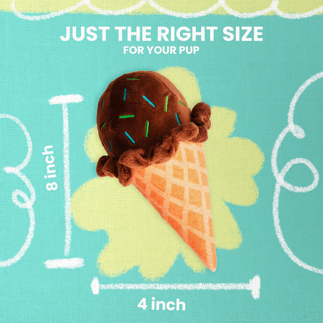 SnugArooz Cone-tonio (brown) Plush Dog Toy