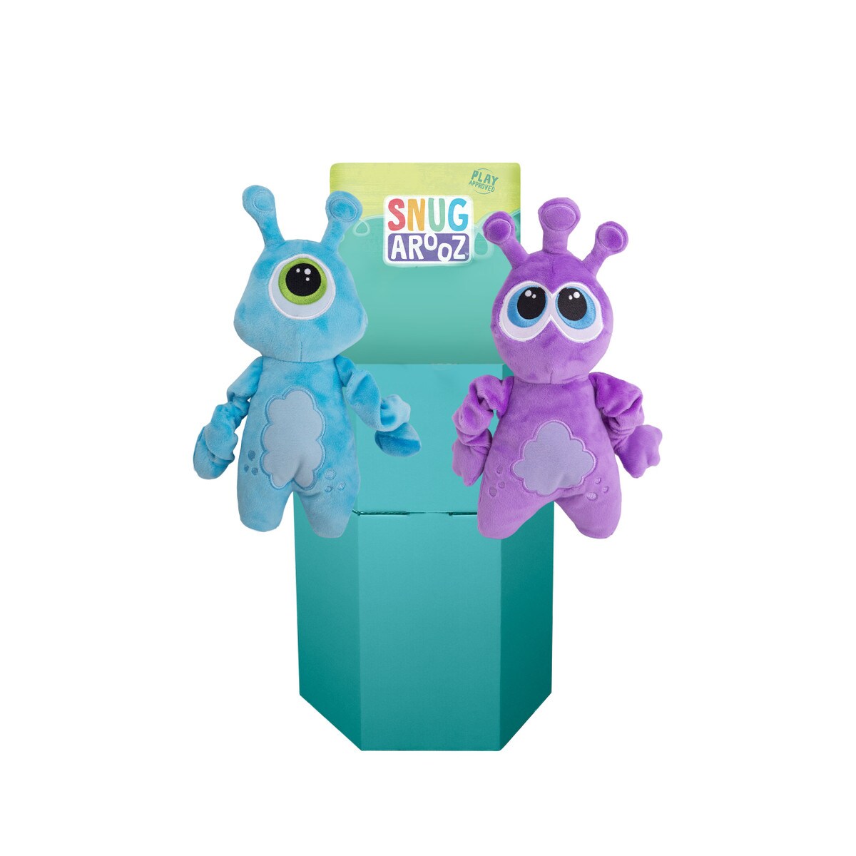 SnugArooz Aliens 32pc Dump Bin