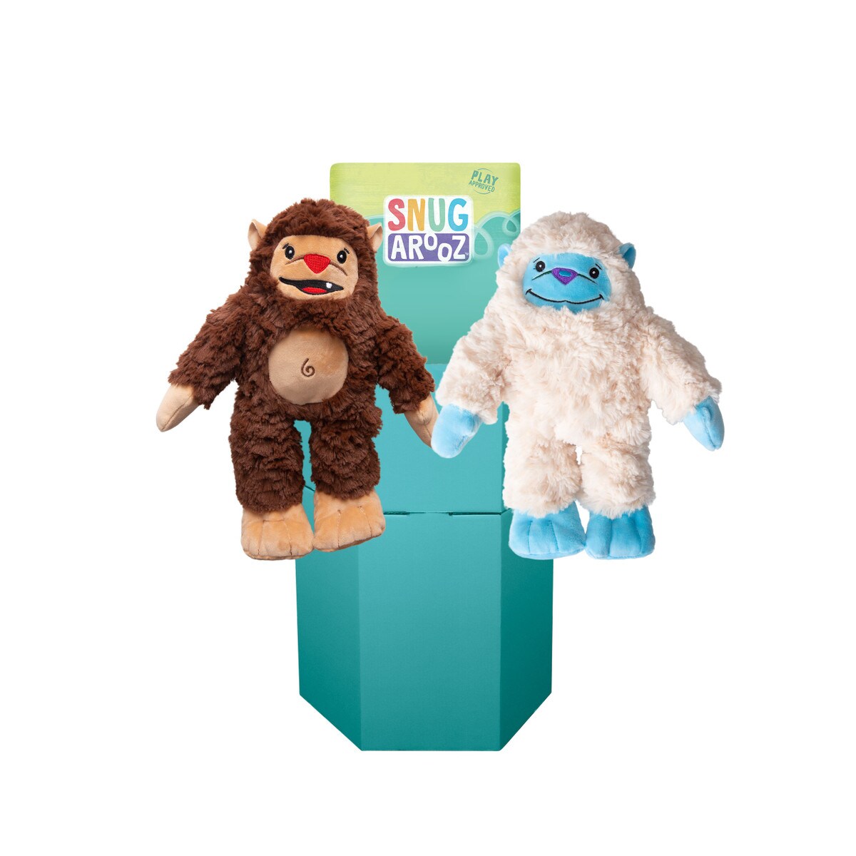 SnugArooz Cuddly Creatures 32pc Dump Bin