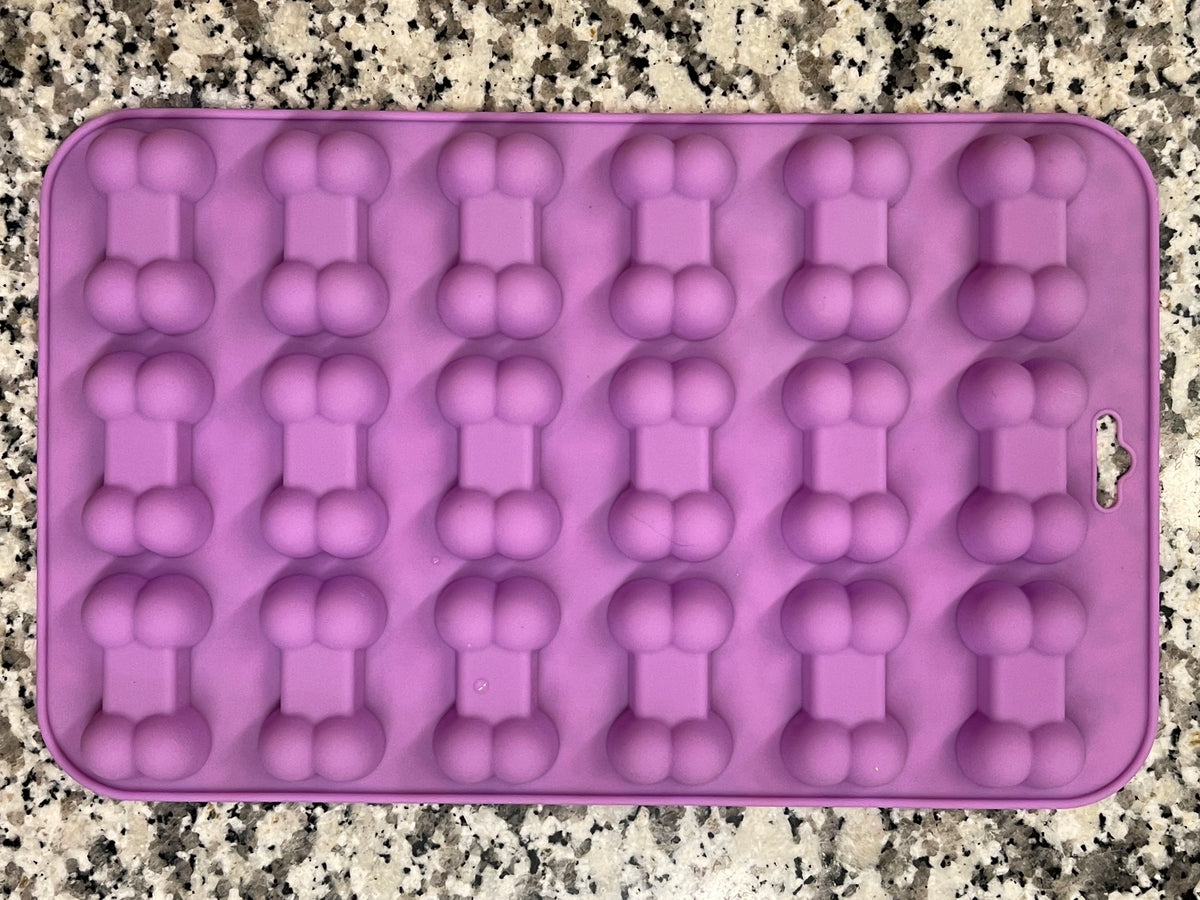 Dogtastic Jelly Shots Silicone Mold Bone Shape 9"