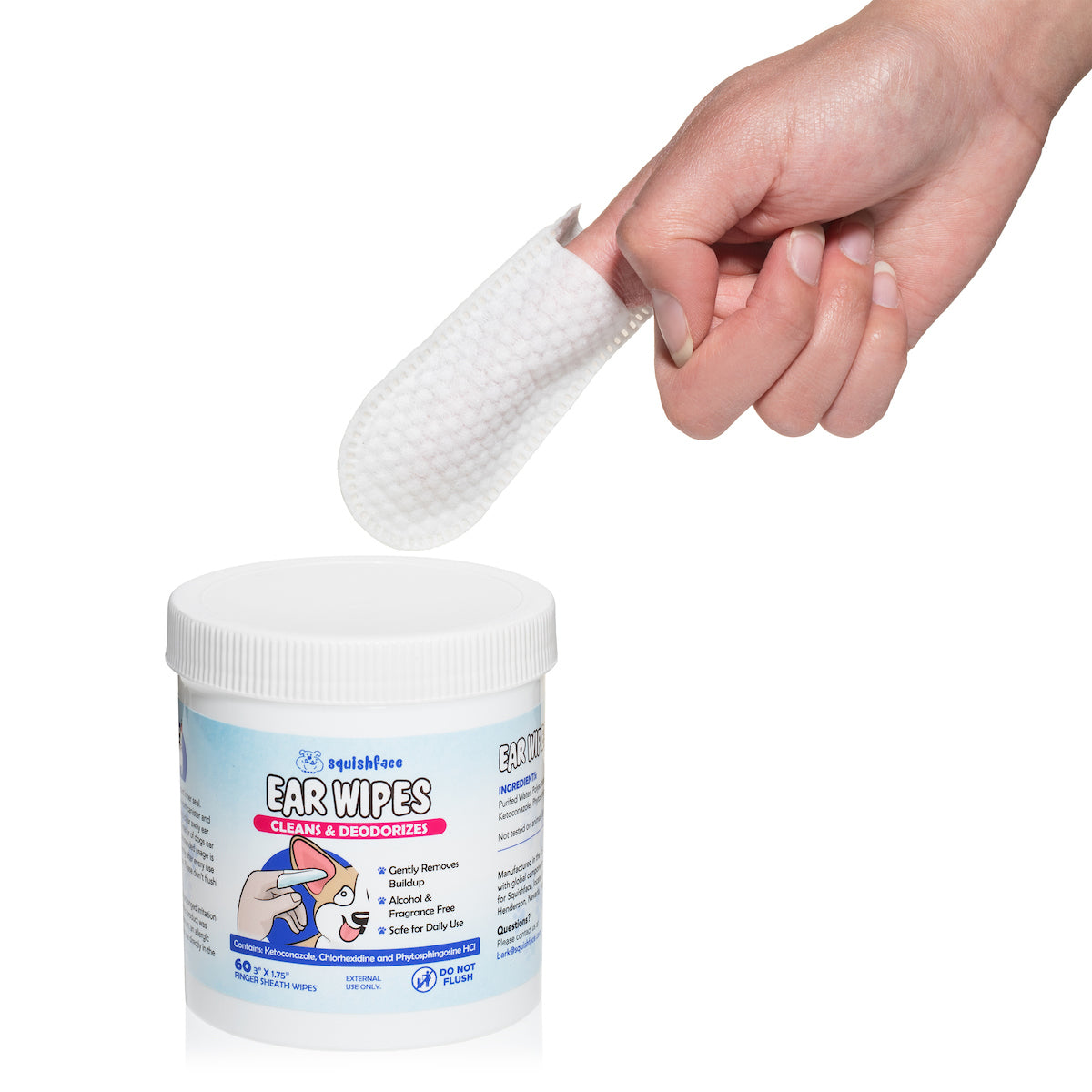 Squishface Ear Wipes