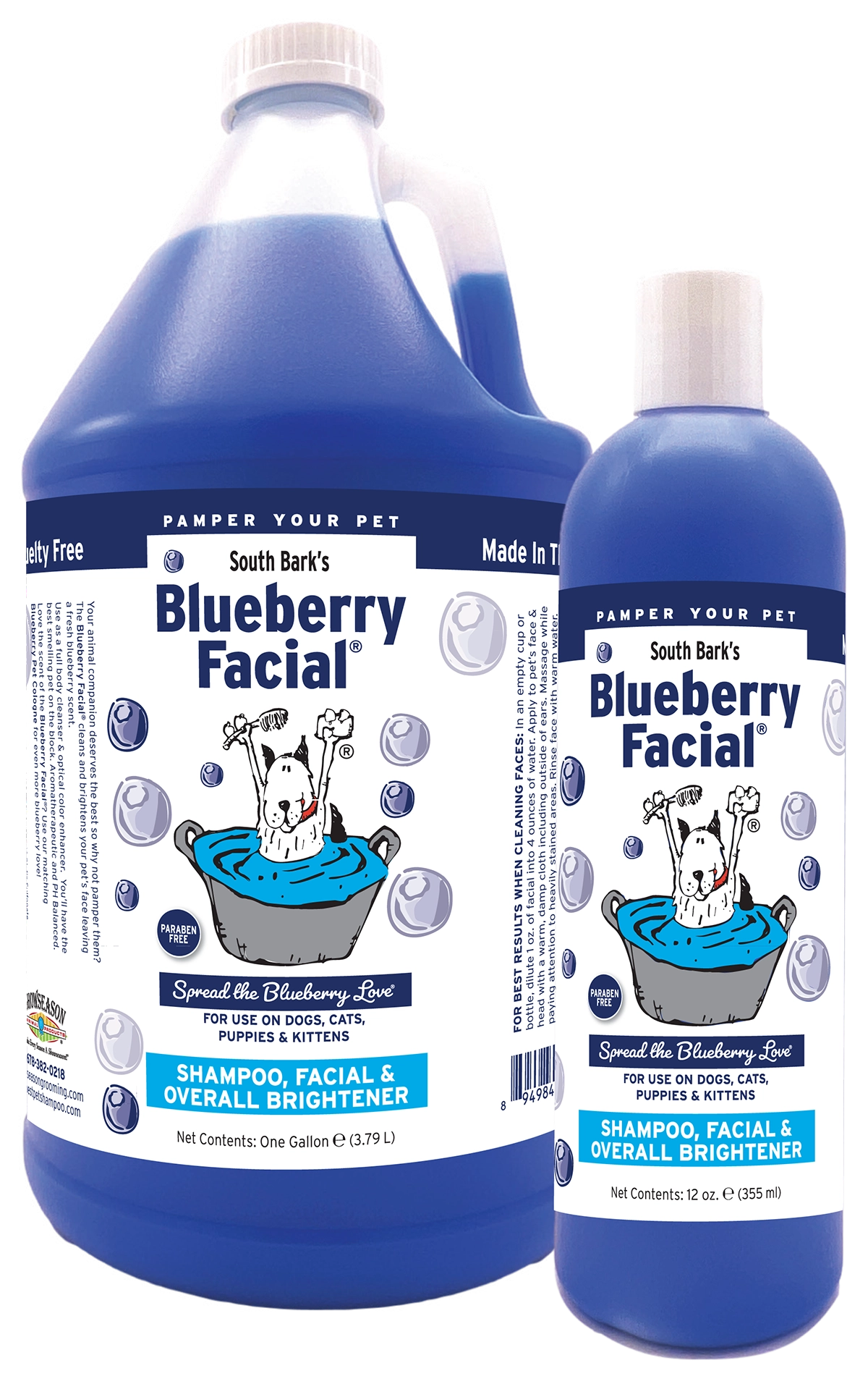 Showseason 12 oz. Blueberry Facial® Shampoo