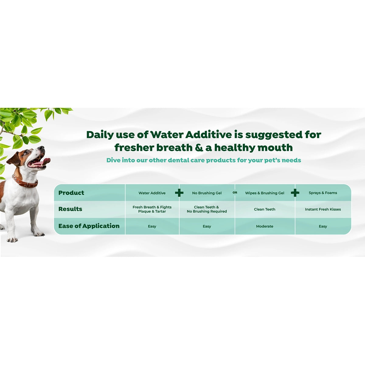 TropiClean Fresh Breath Mint Foam for Pets, 4.5oz