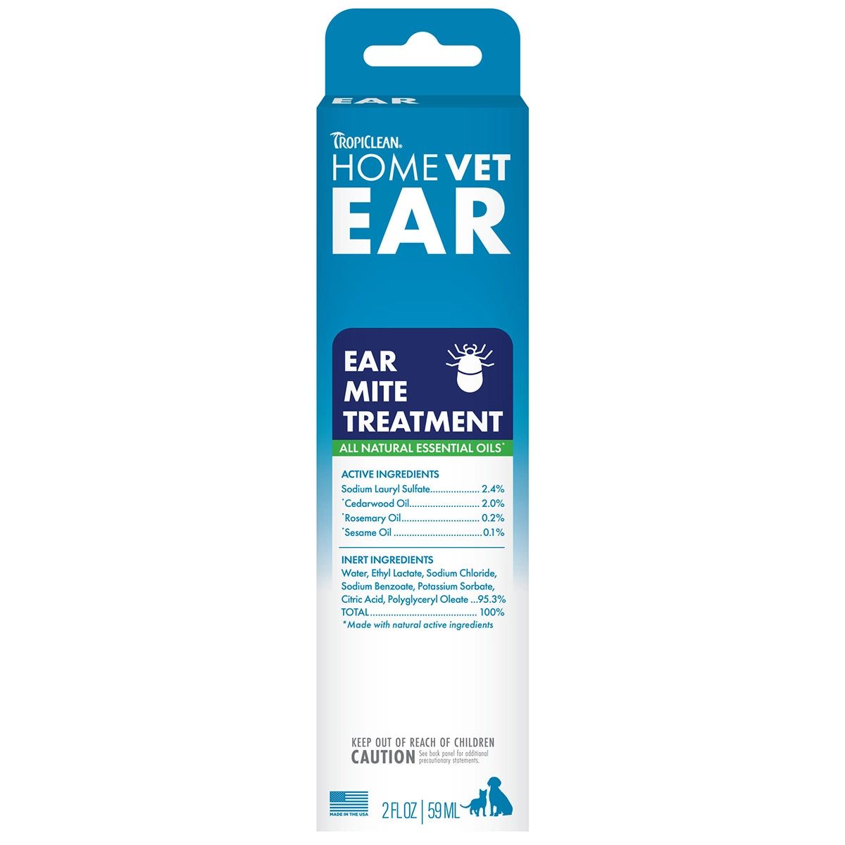 HomeVet Ear Mite Treatment, 2oz