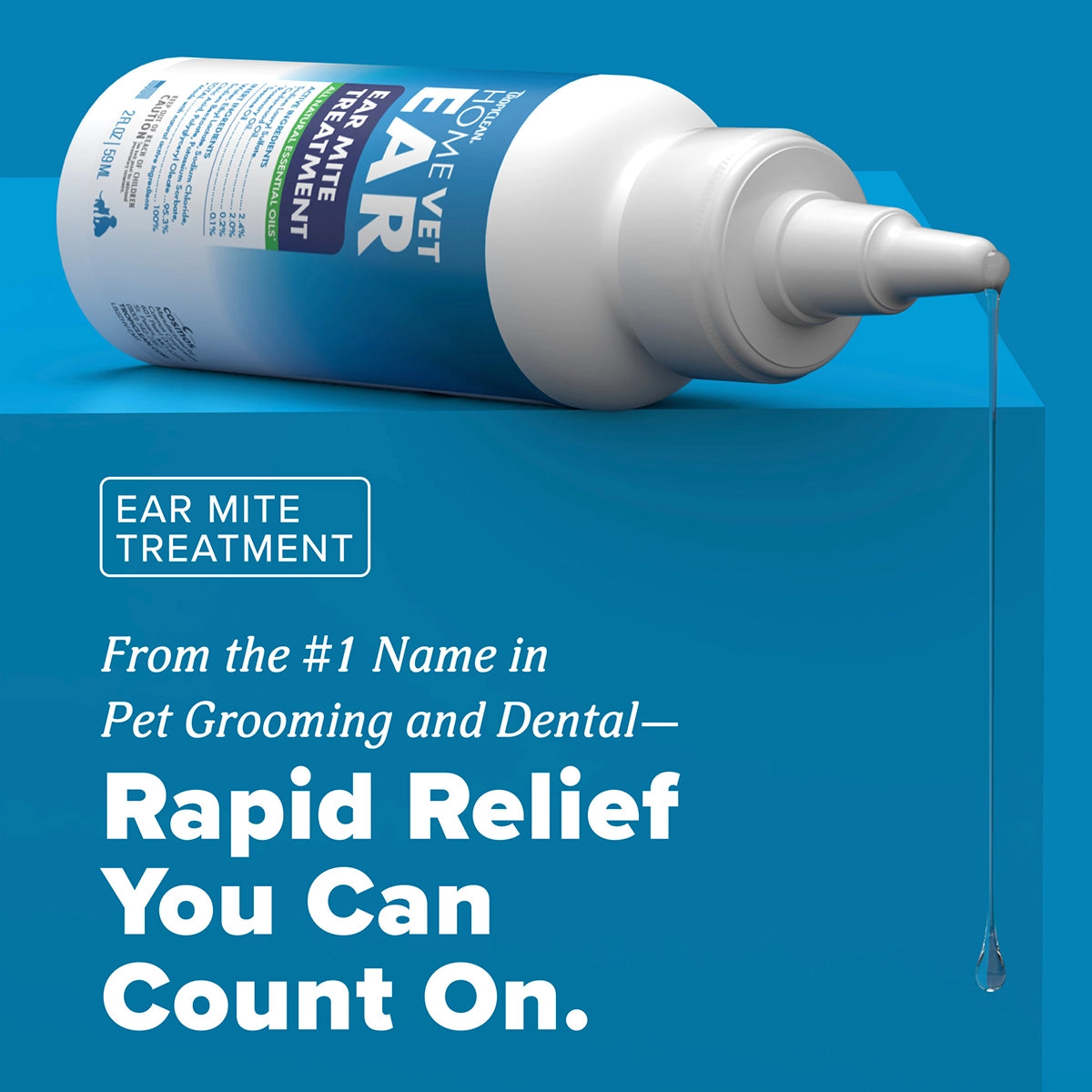 HomeVet Ear Mite Treatment, 2oz